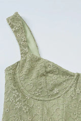V-neck Pink Lace Bodycon Short Dress
