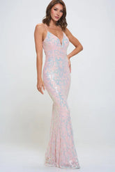 Cynthia Sequin Maxi Gown