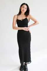 Lace Rosebud Maxi Dress