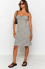 Love Me Tender Twist Dress Animal
