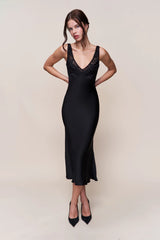 Scaosi Lace Detail Slip Dress