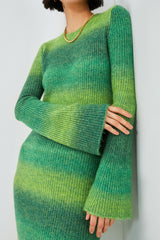 Gummy Green Multi Axon Dress