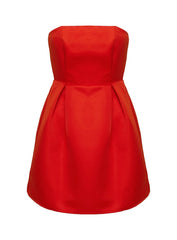 Spader Corset Mini Dress Red