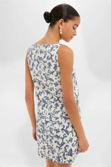 Blue Baroque Rue Shift Mini Dress