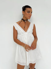 Laney Mini Dress White