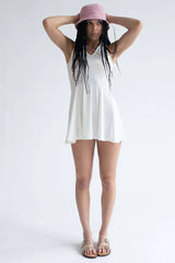 White Polo Skater Dress